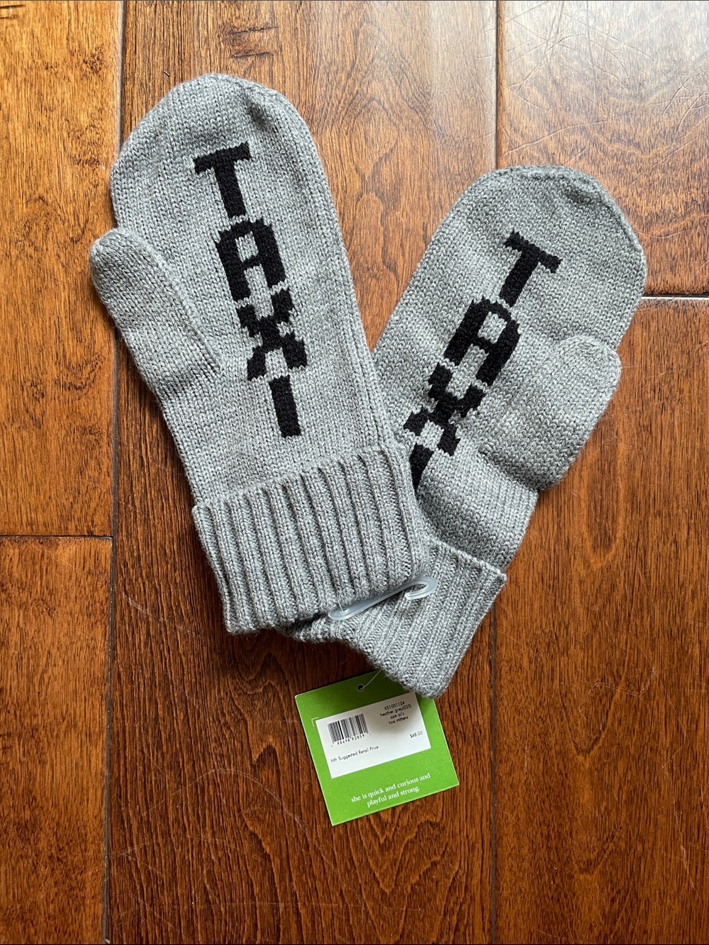 NWT kate spade taxi mittens